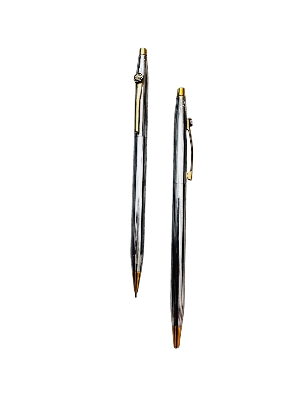 VTG Shell Oil Cross pen & pencil set, GUC
